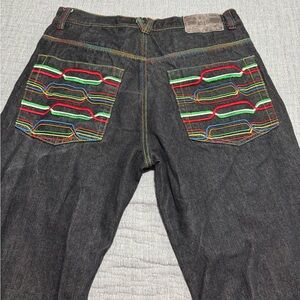 Vintage Y2K Style Jeans 36x32 U.T. Sports Collection Hip Hop Baggy Skater Grunge